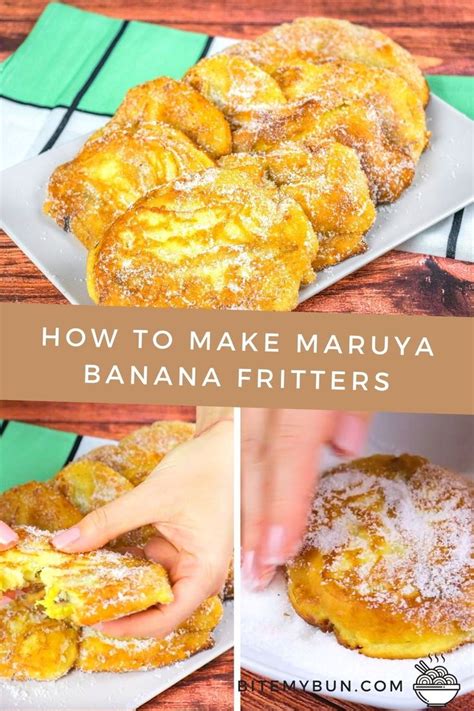 Maruya recipe (Banana fritter w/ sugar): Don't forget .